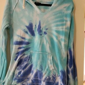 Revelation Women's Tye Dye blue Hoodie M